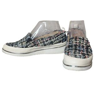 RON WHITE‎ Nellaya Tweed Boucle Slip On Loafers Women’s Size 6